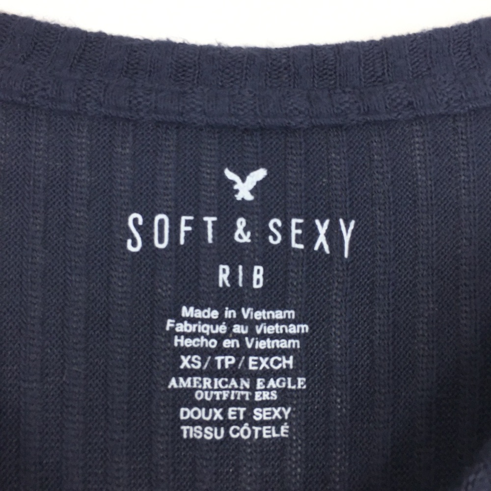 American Eagle Soft‎ & Sexy Blue Top - Picture 3 of 4